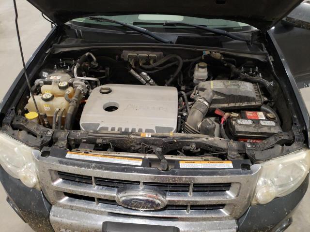 1FMCU49389KA79436 - 2009 FORD ESCAPE HYBRID GRAY photo 11