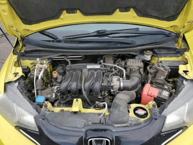 JHMGK5H73GS014866 - 2016 HONDA FIT EX YELLOW photo 11