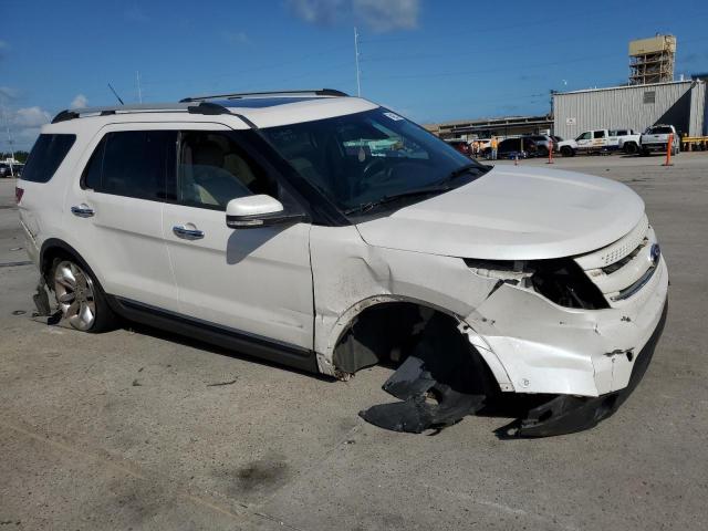 1FM5K8F83EGA86510 - 2014 FORD EXPLORER LIMITED თეთრი ფოტო 4