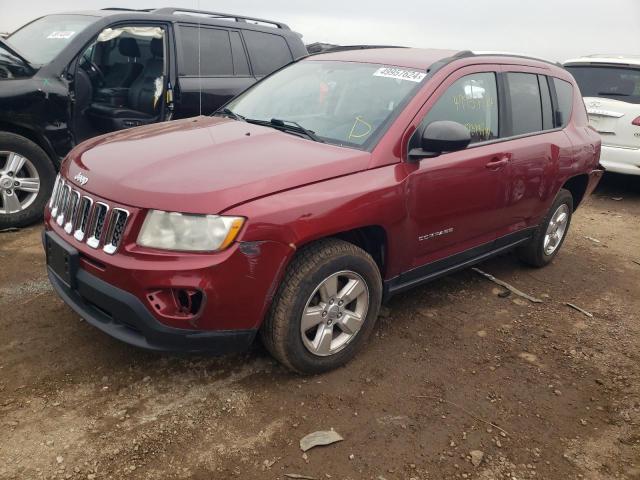 1C4NJCEA9DD258280 - 2013 JEEP COMPASS LATITUDE BURGUNDY photo 1