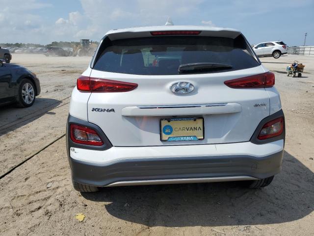 KM8K53AG4KU026194 - 2019 HYUNDAI KONA ULTIMATE WHITE photo 6