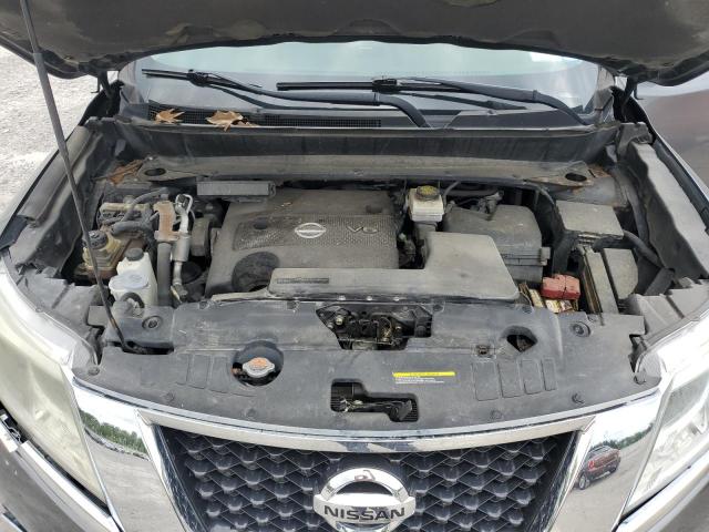 5N1AR2MM5FC607324 - 2015 NISSAN PATHFINDER S GRAY photo 12
