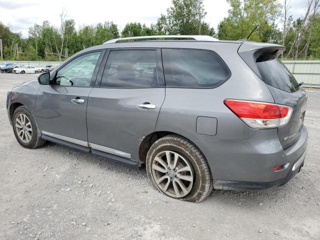 5N1AR2MM5FC607324 - 2015 NISSAN PATHFINDER S GRAY photo 2