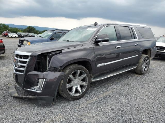 1GYS4HKJ3GR259096 - 2016 CADILLAC ESCALADE ESV LUXURY CHARCOAL photo 1