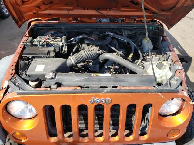 1J4AA2D19BL574074 - 2011 JEEP WRANGLER SPORT ORANGE photo 11