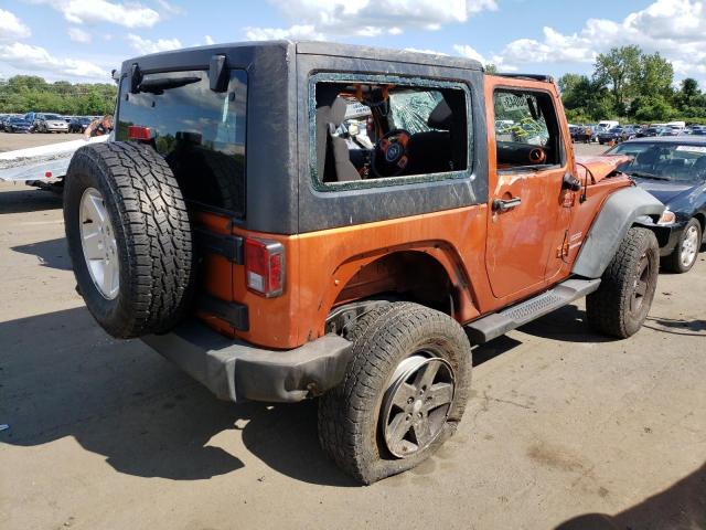 1J4AA2D19BL574074 - 2011 JEEP WRANGLER SPORT ORANGE photo 3