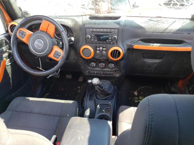 1J4AA2D19BL574074 - 2011 JEEP WRANGLER SPORT ORANGE photo 8