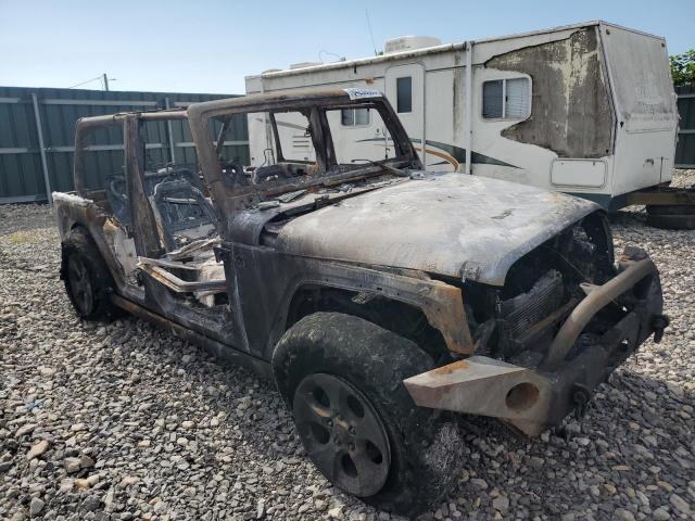 1C4BJWDG6HL559823 - 2017 JEEP WRANGLER U SPORT GRAY photo 4