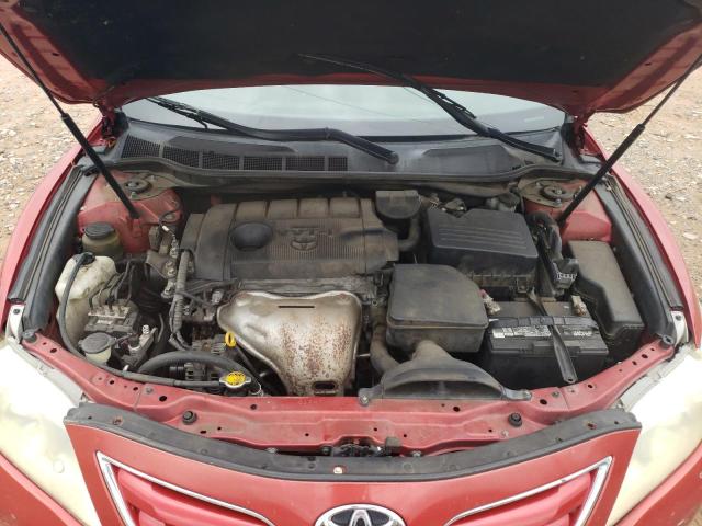 4T1BF3EK0BU622883 - 2011 TOYOTA CAMRY BASE RED photo 11