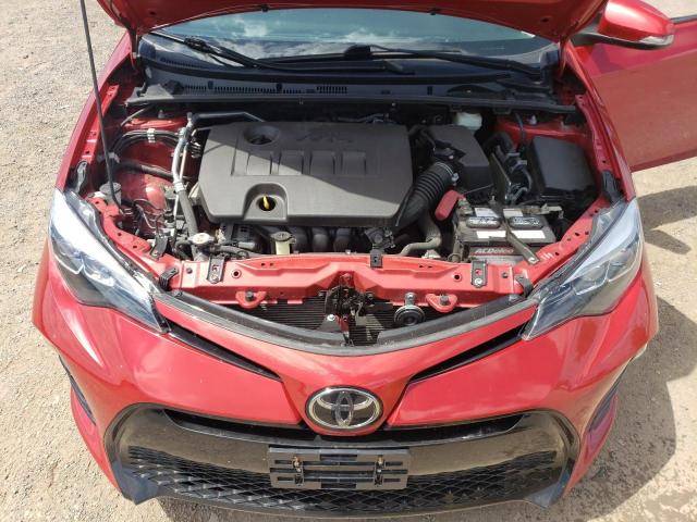 2T1BURHE5JC124032 - 2018 TOYOTA COROLLA L 红色 照片 11