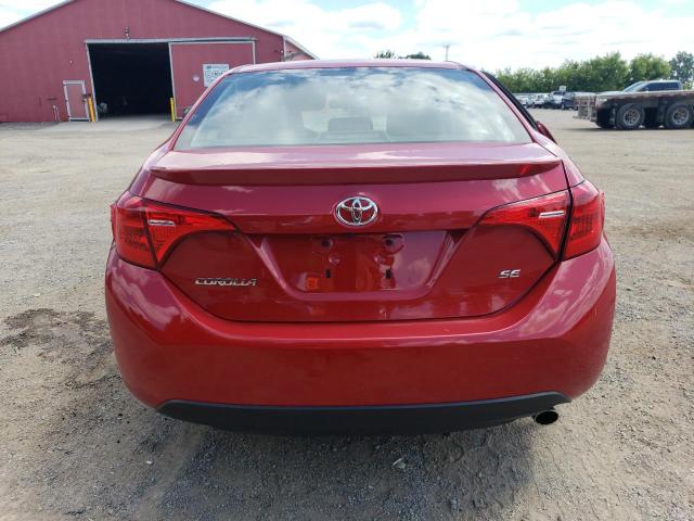2T1BURHE5JC124032 - 2018 TOYOTA COROLLA L 红色 照片 6