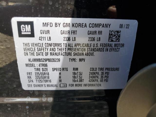 KL4MMBS29PB035239 - 2023 BUICK ENCORE GX PREFERRED BLACK photo 13