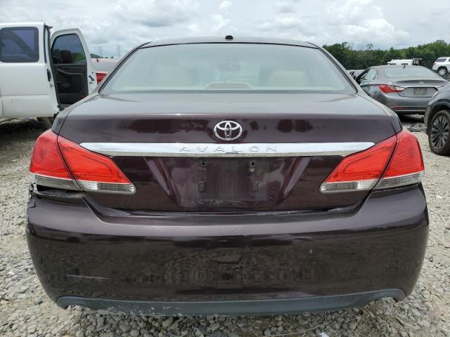 4T1BK3DB5BU389726 - 2011 TOYOTA AVALON BASE BURGUNDY photo 6