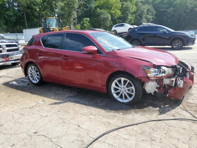 JTHKD5BH0B2001779 - 2011 LEXUS CT 200 RED photo 4