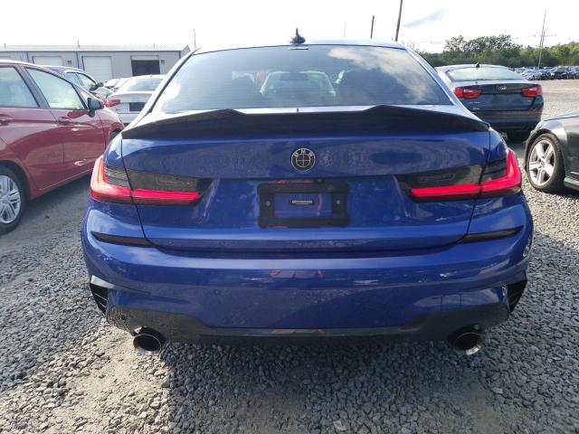 WBA5R7C56KAJ79389 - 2019 BMW 330XI BLUE photo 6