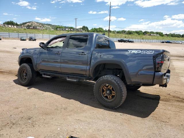 3TMCZ5ANXMM441650 - 2021 TOYOTA TACOMA DOUBLE CAB GRAY photo 2
