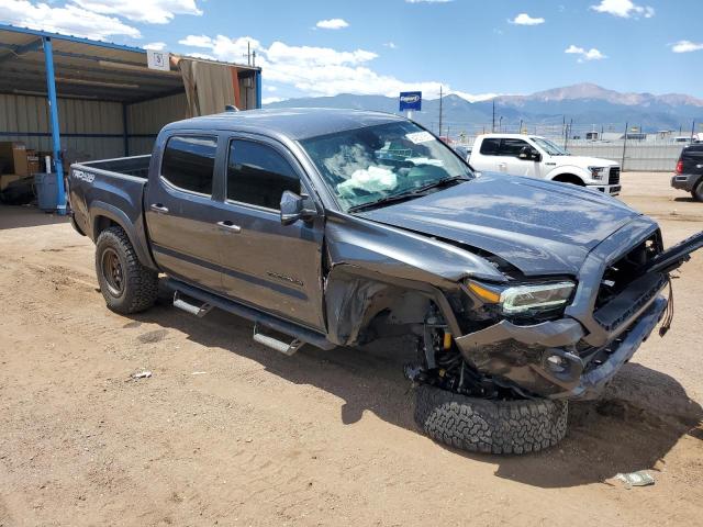 3TMCZ5ANXMM441650 - 2021 TOYOTA TACOMA DOUBLE CAB GRAY photo 4