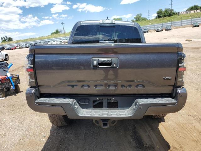 3TMCZ5ANXMM441650 - 2021 TOYOTA TACOMA DOUBLE CAB GRAY photo 6
