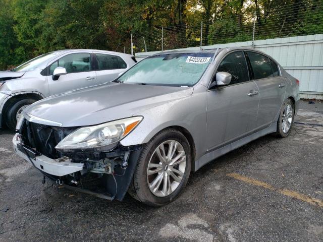 KMHGC4DF1CU168153 - 2012 HYUNDAI GENESIS 4.6L SILVER photo 1