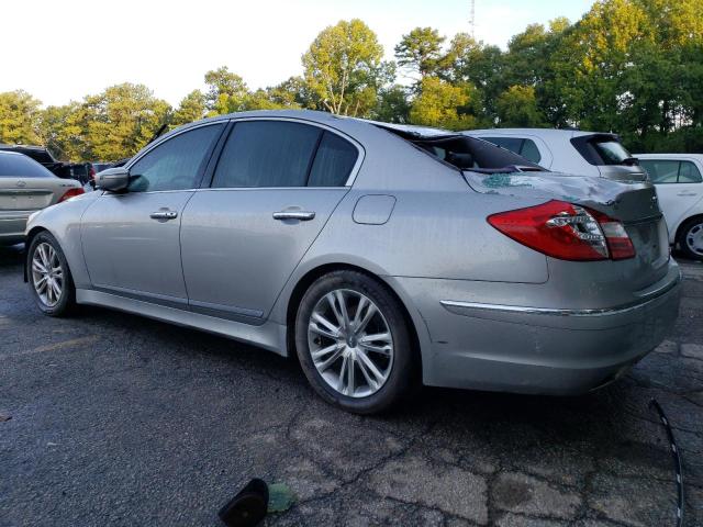 KMHGC4DF1CU168153 - 2012 HYUNDAI GENESIS 4.6L SILVER photo 2