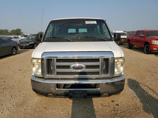 1FBSS31L89DA66626 - 2011 FORD ECONLINE E350 SUPER DUTY WAGON WHITE photo 5