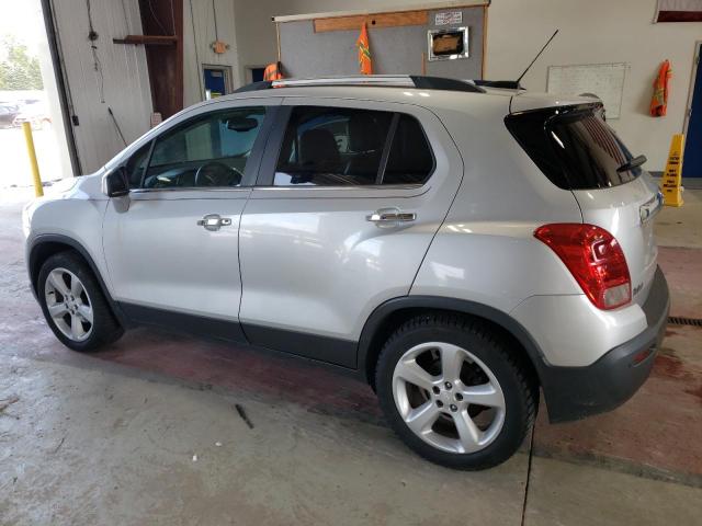 3GNCJTSB9FL168409 - 2015 CHEVROLET TRAX LTZ SILVER photo 2