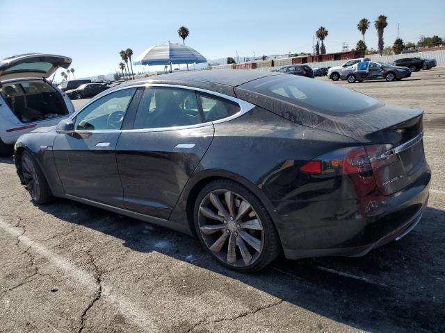 5YJSA1E23GF122420 - 2016 TESLA MODEL S 黑色 照片 2