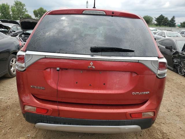 JA4AZ3A36FZ011278 - 2015 MITSUBISHI OUTLANDER SE RED photo 6