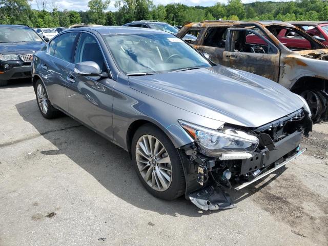 JN1EV7BR6NM342230 - 2022 INFINITI Q50 LUXE GRAY photo 4