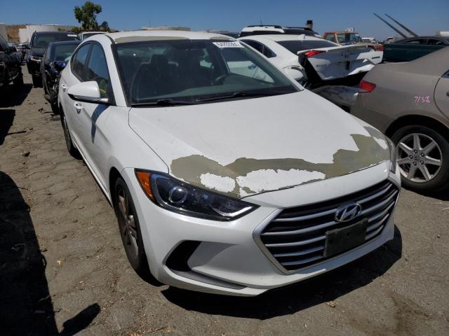 5NPD84LF3HH037690 - 2017 HYUNDAI ELANTRA SE WHITE photo 4