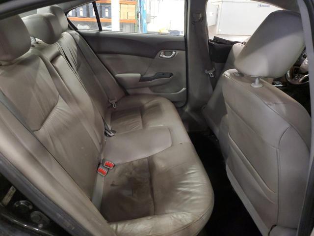 19XFB2F93CE050098 - 2012 HONDA CIVIC EXL შავი ფოტო 10