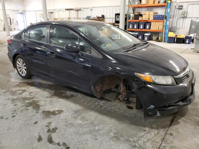 19XFB2F93CE050098 - 2012 HONDA CIVIC EXL შავი ფოტო 4