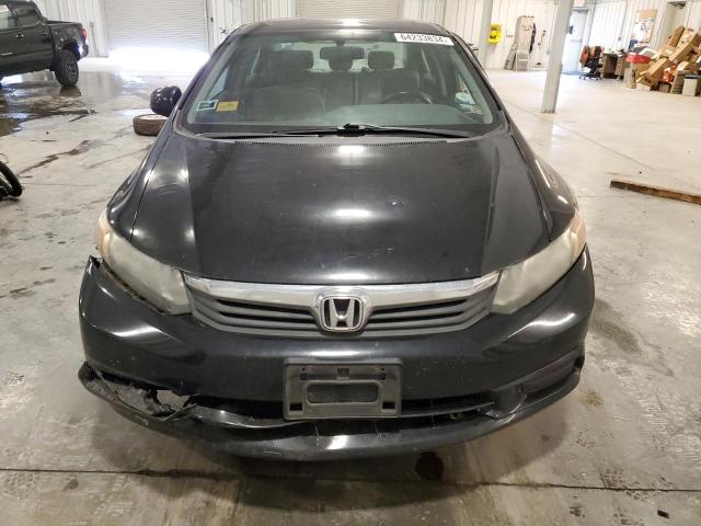 19XFB2F93CE050098 - 2012 HONDA CIVIC EXL შავი ფოტო 5