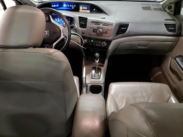 19XFB2F93CE050098 - 2012 HONDA CIVIC EXL შავი ფოტო 8