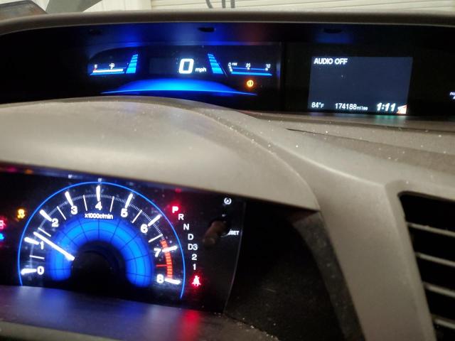 19XFB2F93CE050098 - 2012 HONDA CIVIC EXL შავი ფოტო 9