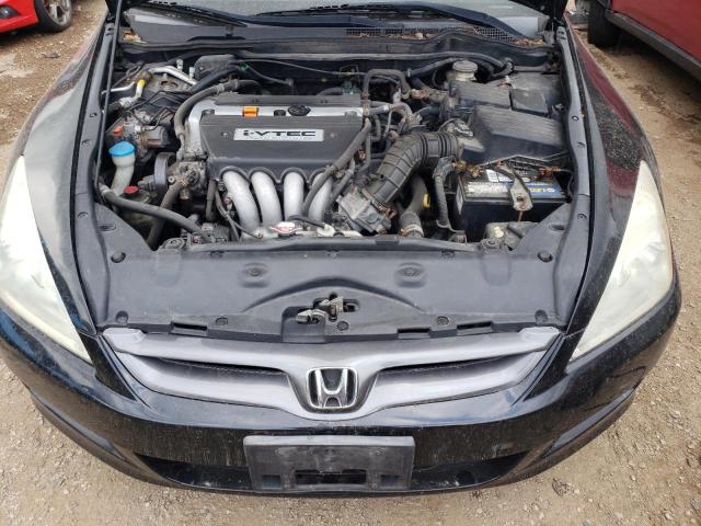 1HGCM72617A011560 - 2007 HONDA ACCORD EX BLACK photo 11