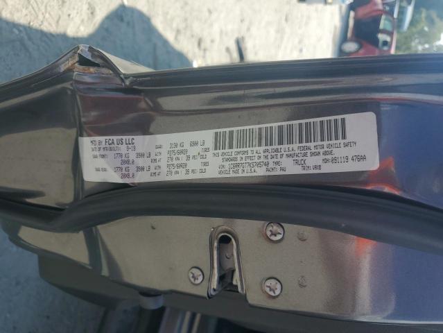 1C6RR7GT7KS705740 - 2019 RAM 1500 CLASS SLT 灰色 照片 12