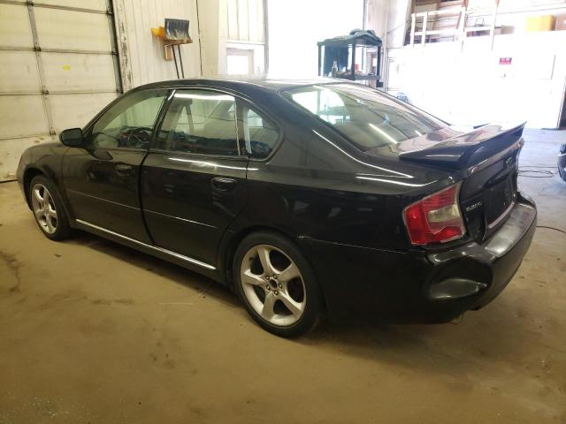 4S3BL626267205906 - 2006 SUBARU LEGACY 2.5I LIMITED BLACK photo 2