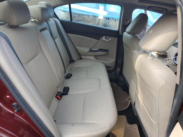 2HGFB2F99FH549868 - 2015 HONDA CIVIC EXL 勃艮第红 照片 10