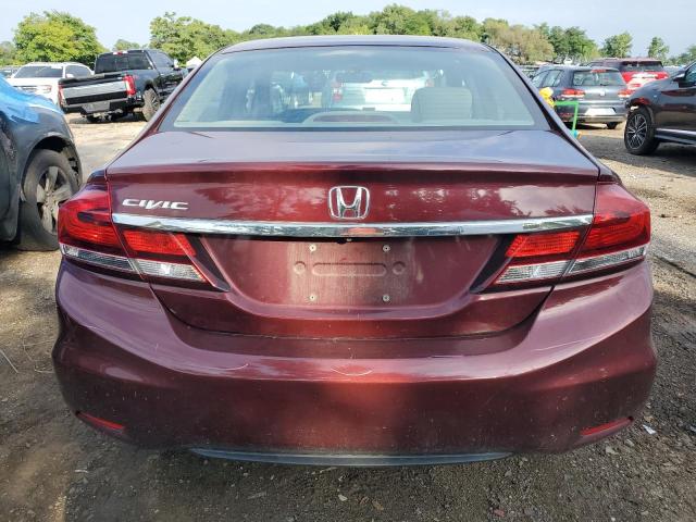 2HGFB2F99FH549868 - 2015 HONDA CIVIC EXL 勃艮第红 照片 6