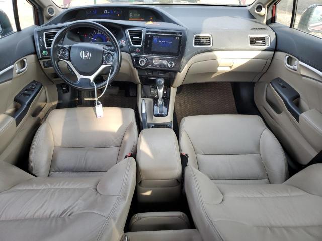 2HGFB2F99FH549868 - 2015 HONDA CIVIC EXL 勃艮第红 照片 8