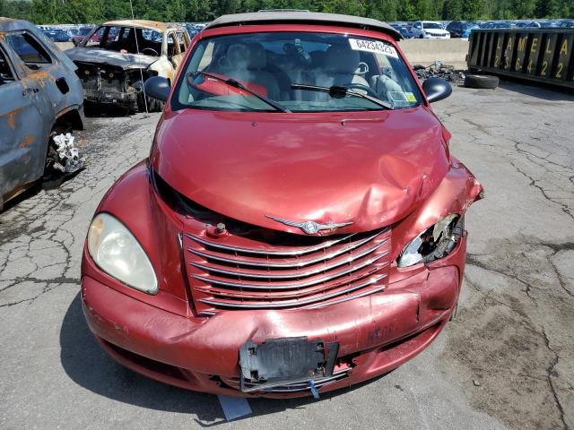 3C3AY75S35T307032 - 2005 CHRYSLER PT CRUISER GT RED photo 5