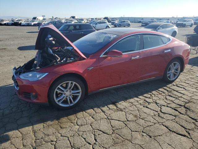 5YJSA1E14FF115191 - 2015 TESLA MODEL S წითელი ფოტო 1