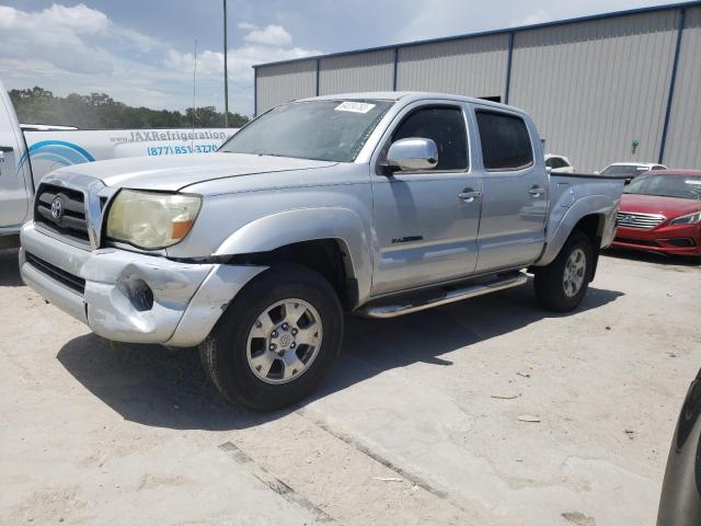 3TMJU62N38M053658 - 2008 TOYOTA TACOMA DOUBLE CAB PRERUNNER SILVER photo 1
