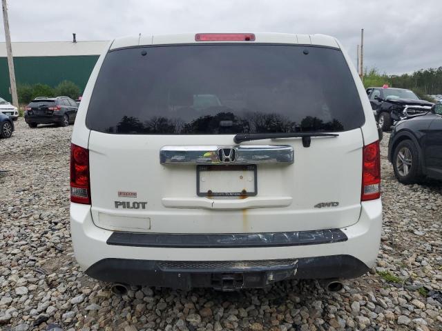 5FNYF4H59DB083122 - 2013 HONDA PILOT EXL WHITE photo 6