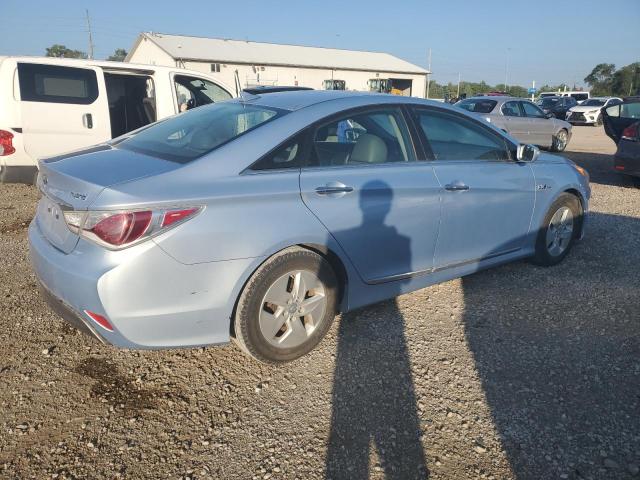 KMHEC4A45CA043457 - 2012 HYUNDAI SONATA HYBRID BLUE photo 3