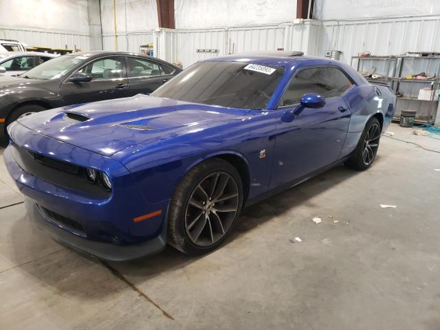 2C3CDZFJ0MH530089 - 2021 DODGE CHALLENGER R/T SCAT PACK BLUE photo 1