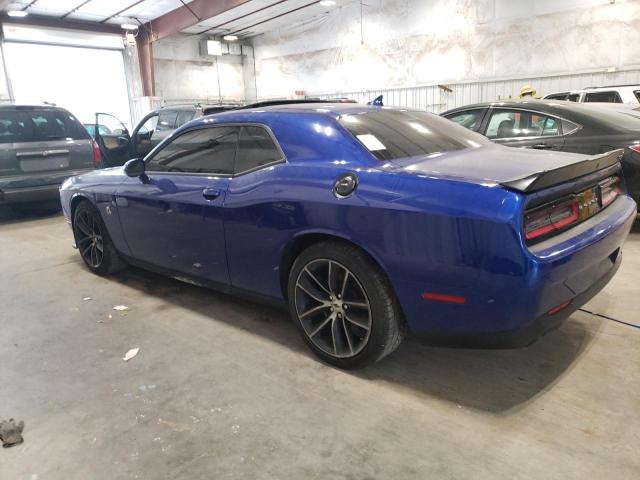 2C3CDZFJ0MH530089 - 2021 DODGE CHALLENGER R/T SCAT PACK BLUE photo 2