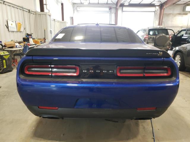 2C3CDZFJ0MH530089 - 2021 DODGE CHALLENGER R/T SCAT PACK BLUE photo 6