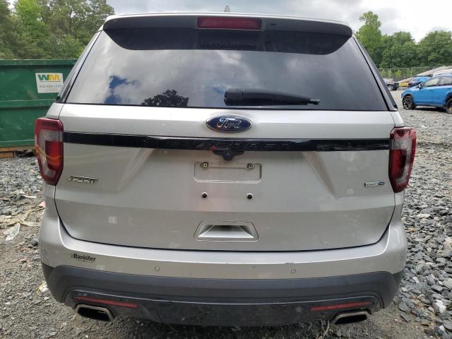 1FM5K8GT4GGC52863 - 2016 FORD EXPLORER SPORT SILVER photo 6